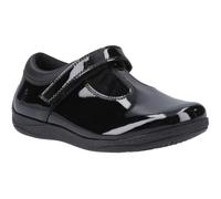 Hush Puppies Caitlin T-Bar Patent SNR Black
