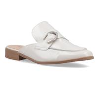 Hush Puppies Calla Leather Womens Ivory Mules - Size UK 6