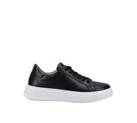 Hush Puppies Camille Lace Cupsole Trainer, Black, Size 3, Women Black