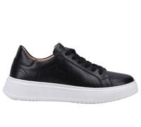 Hush Puppies Camille Leather Womens Shoes Trainers, Size 8 In Black
