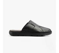 Hush Puppies Carson Mens Leather Slip-On Breathable Mule Slippers