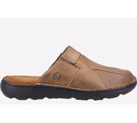 Hush Puppies Carson Mule Leather Sandal Men's | Sandals | Olive | UK Size 10