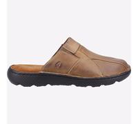 Hush Puppies Carson Mule Mens Classic Casual Lifestyle Leather Sandal Green