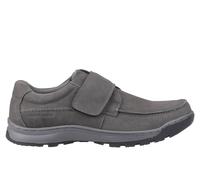Hush Puppies Casper Leather Men's Grey Nubuck Loafers - UK 14