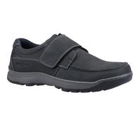 Hush Puppies Casper Leather Mens Navy Nubuck Loafers - Size UK 14