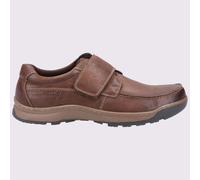 Hush Puppies Casper Mens Casual MEMORY FOAM Leather Shoes Brown