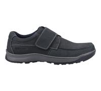 Hush Puppies Casper Navy Leather Male Mens Classic Touch Fastening S