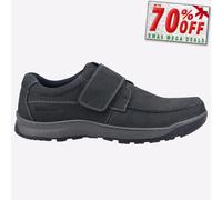 (Blue, 6 (Adults')) Hush Puppies Casper Leather Men's Navy Nubuck Loafers