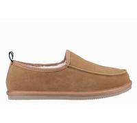 Hush Puppies Charles Memory Foam Slippers Men's | Slip On Shoes | Tan | UK Size 9
