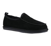 Hush Puppies Charles Suede Mens Black Slippers - Size UK 11