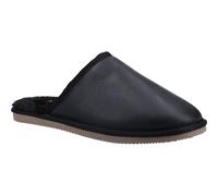 Hush Puppies Coady Leather Men's Slippers in Black - UK 10 / EU 44 / US 11