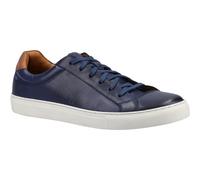 Hush Puppies Colton Leather Mens Navy Trainers - Size UK 11