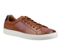 Hush Puppies Colton Leather Mens Tan Trainers - Size UK 6