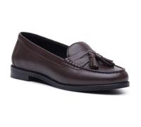 Hush Puppies Connie Leather Women's Chocolate Loafers UK 3