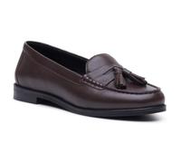 Hush Puppies Connie Leather Women's Chocolate Loafers - UK 5