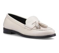 Hush Puppies Women's Connie Tassel Loafer in Cream | Size: 5 Hush Puppies Cream 5