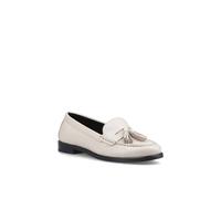 Hush Puppies Connie Tassel Loafer In Cream Cream 7