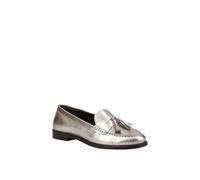 Hush Puppies Women's Connie Tassel Loafer, Gold, 3 UK