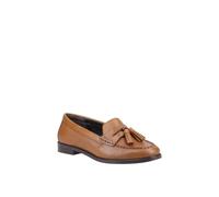 Hush Puppies Connie Leather Women's Tan Loafers UK 7