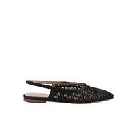 Hush Puppies Dalia Woven Slingback, Black, Size 8, Women Black