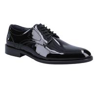 Hush Puppies Damien Lace Up Patent Leather Mens Black Lace-Up Shoes - Size UK 12