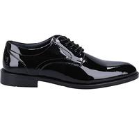 Hush Puppies Damien Lace Up Patent Leather Men's Black Patent Lace-Up Shoes - UK 6
