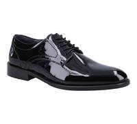 Hush Puppies Men's Damien Lace Up Patent Shoe, Black, 8 UK