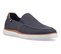 Hush Puppies Damon Slip on Textile Mens Navy Loafers - Size UK 7