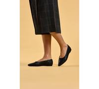 Hush Puppies Darla Woven Ballerina In Black Black