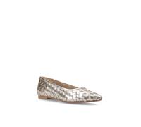Hush Puppies Darla Woven Ballerina In Gold
