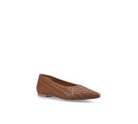 Hush Puppies Darla Woven Ballerina In Tan