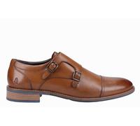 Hush Puppies David Memory Foam Mens Shoes - Tan Leather - Size UK 8