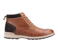 Hush Puppies DEAN Mens Waxy Nubuck Chukka Boots Tan - UK 10