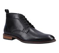 Hush Puppies Declan Lace Leather Mens Black Boots - Size UK 8