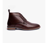 Hush Puppies DECLAN LACE Mens Formal Boots Brown Leather - Size UK 12