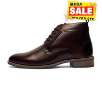 Hush Puppies Declan Lace Leather Men's Brown Boots UK 7