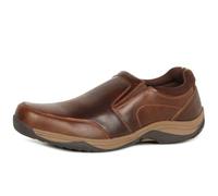 Hush Puppies Men's Slip-On Shoes Donald HP38648-72065 Leather Coffee UK 8