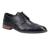 Hush Puppies Dustin Brogue Leather Men's Black Brogues Shoes - UK 6 / EU 40 / US 7