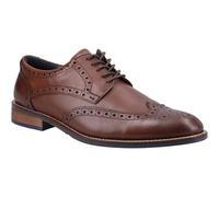Hush Puppies Dustin Brogue Leather Men's Chocolate Brogues Shoes - UK 7 / EU 41 / US 8
