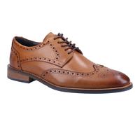 Hush Puppies Dustin Brogue Leather Men's Tan Brogues Shoes - UK 8 / EU 42 / US 9
