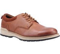 Hush Puppies Dylan Tan Lace Mens Shoes Smooth Leather