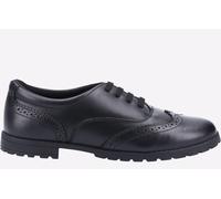 Hush Puppies Eadie Leather Kids Shoes | School Shoes | Black | UK Size 1