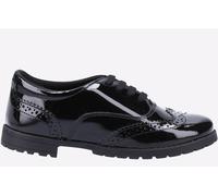 Hush Puppies Eadie Patent Leather Kids Girls Shoes | School Shoes | Patent Black | UK Size 11