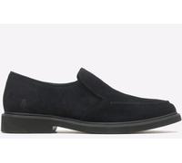 (Black, 7 (Adults')) Hush Puppies Earl Slip On Suede Men's Black Loafers