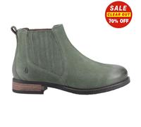 Hush Puppies Women's Edith Boot, Green, 3 UK