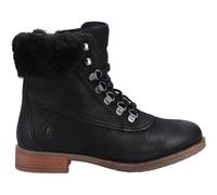 Hush Puppies 'effie' Leather Boot In Black Black