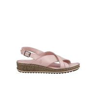Hush Puppies Elena Cross Over Wedge Sandal, Pink, Size 3, Women Pink