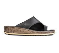 Hush Puppies Elissa Leather Sandals Womens - Black - Size UK 3