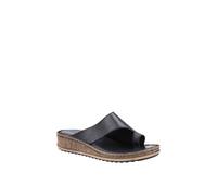 Womens Hush Puppies Elissa Leather Toe Post Wedge Slip On Sandals Ladies UK 3-8