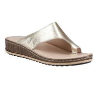 Womens Hush Puppies Elissa Leather Toe Post Wedge Slip On Sandals Ladies UK 3-8